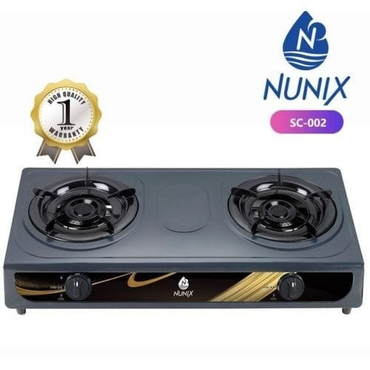 Nunix SC-002 double burner gas cooker