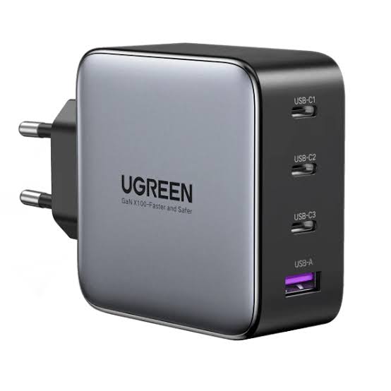 UGREEN NEXODE S 4-PORT GAN FAST CHARGER 100W packaging and accessories - buy online Kenya