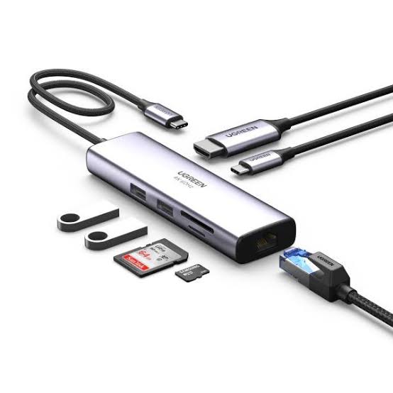 UGREEN 6 IN 1 USB C HUB ADAPTER - genuine UGREEN product photo Kenya