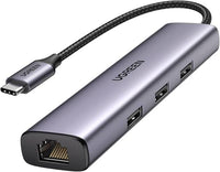 UGREEN 5 IN 1 USB C HUB WITH ETHERNET ADAPTER - genuine UGREEN product photo Kenya