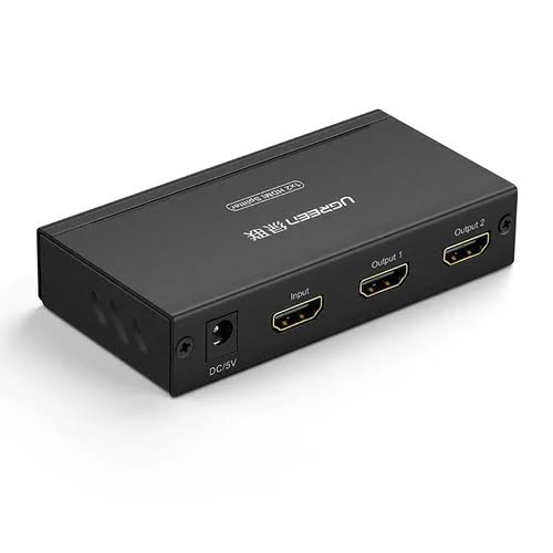 UGREEN HDMI SPLITTER 1 IN 2 OUT packaging and accessories - buy online Kenya