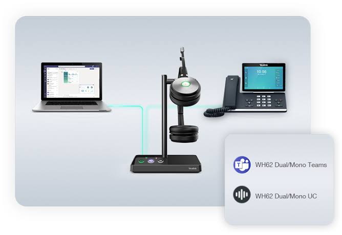 WH62 MONO - Yealink official product image | Zentech Electronics