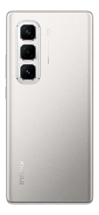 Infinix Hot 50 Pro Plus back in Titanium Grey with the triple camera strip