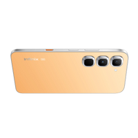 Infinix Hot 70 Pro 5G in cream, official back showing the 50MP camera module