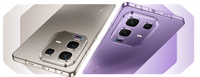 Infinix Note 50 Pro backs in Titanium Grey and Enchanted Purple