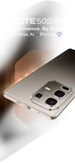 Infinix NOTE 50s smartphone back view with camera