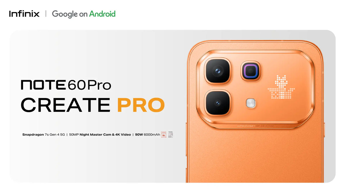 Infinix Note 60 Pro Kenya launch: Snapdragon 7s Gen 4 5G, 50MP camera, 90W 6000mAh
