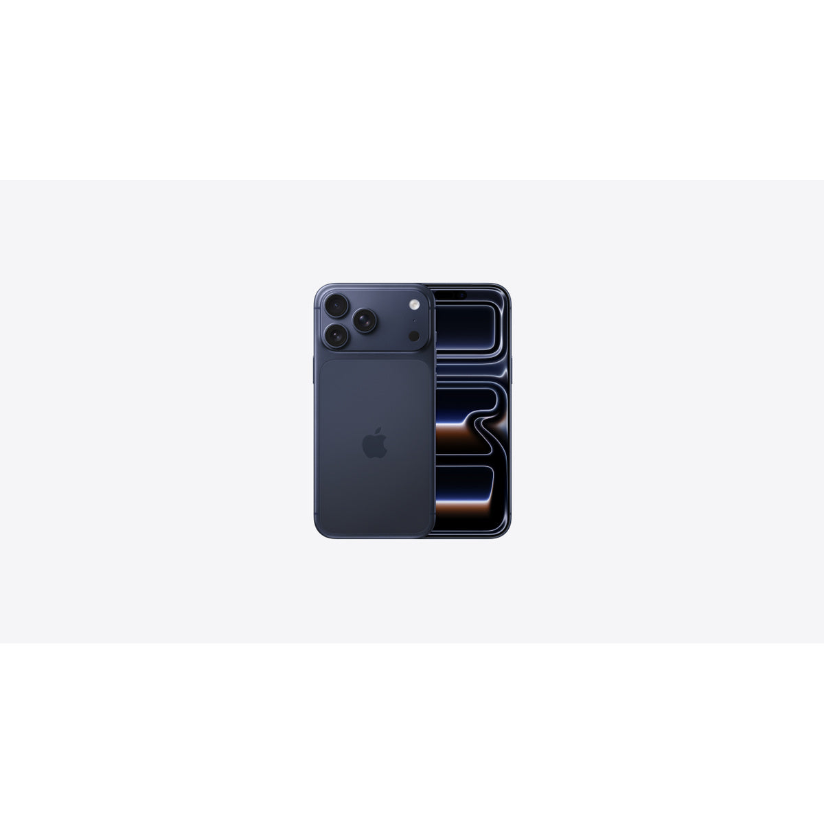iPhone 17 Pro Max 6.9-inch in Deep Blue, official Apple store front and back