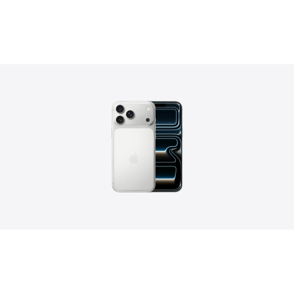 iPhone 17 Pro Max 6.9-inch in Silver, official Apple store front and back