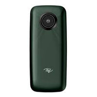 itel 2163 removable 1000mAh battery showing back side of phone