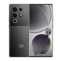 itel S25 Ultra in bromo black, back and front with the curved AMOLED screen