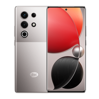 itel S25 Ultra in meteor titanium, back and front with the 50MP camera island