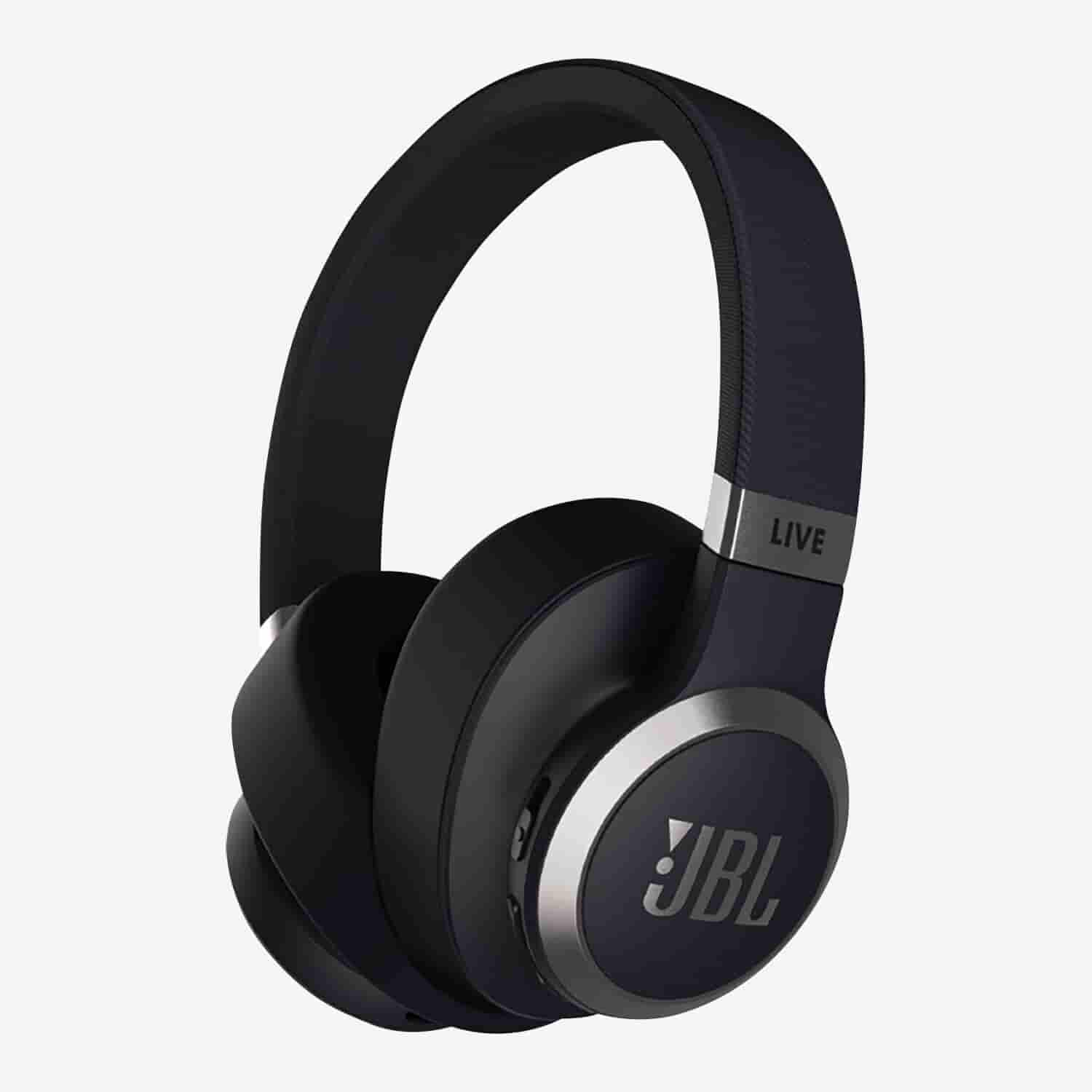 JBL Live 770NC side view showing cushioned ear cups