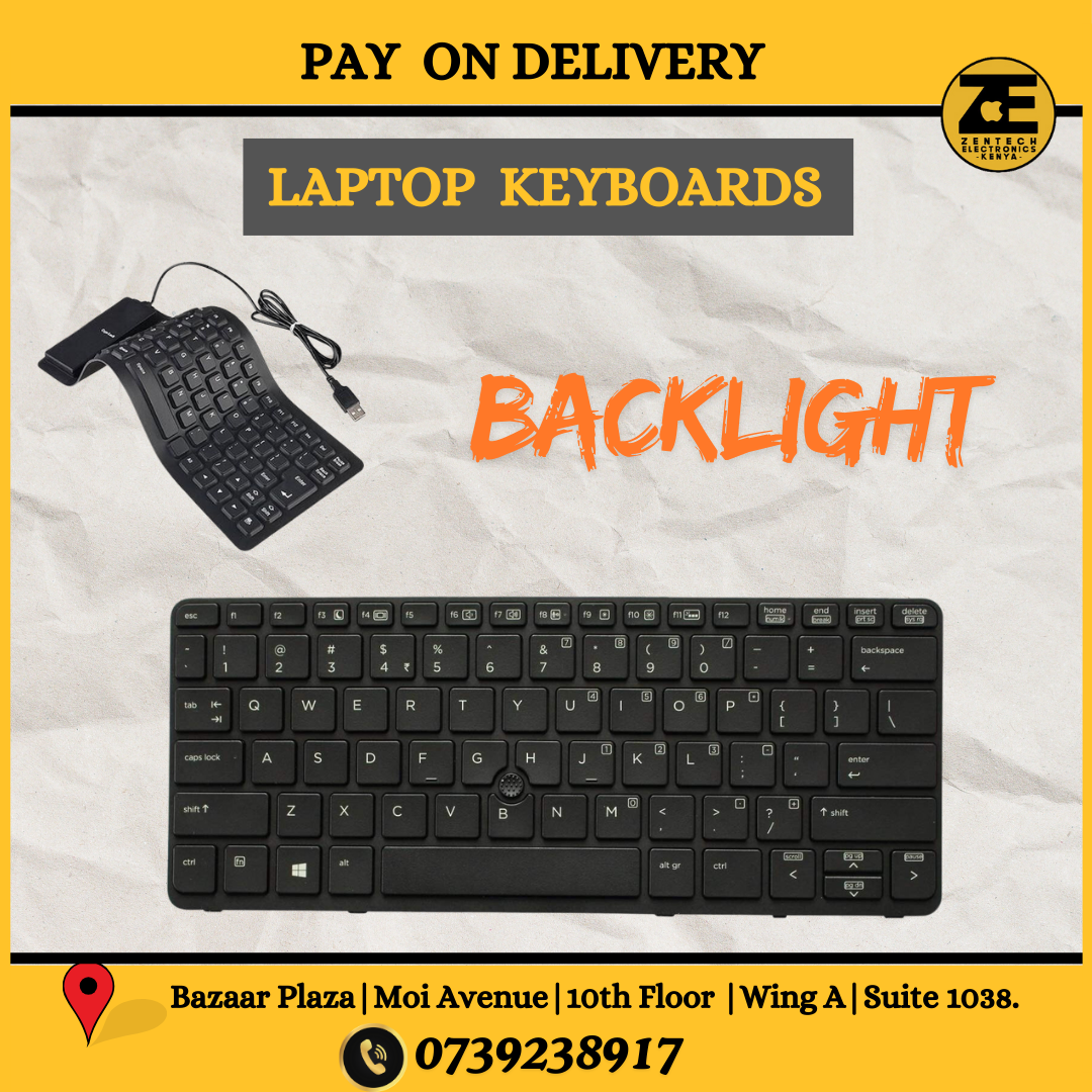 Backlight Keyboards for HP, Lenovo, Dell and Toshiba-Price in Kenya.