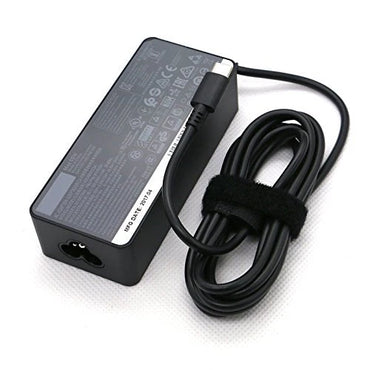 Compact Lenovo Type-C charger on a desk