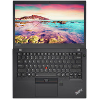 Lenovo ThinkPad T470s  8GB RAM + 256GB SSD 14" FHD Display display lid open at 180 degrees