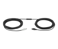 Logitech Group Extender Cable coiled neatly for professional conferencing