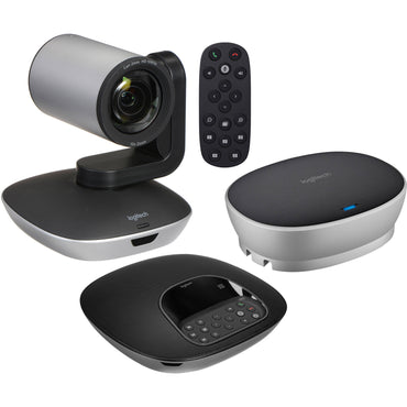 Logitech GROUP HD camera with pan tilt zoom for professional video calls