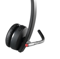 Logitech H820e noise-cancelling microphone close-up