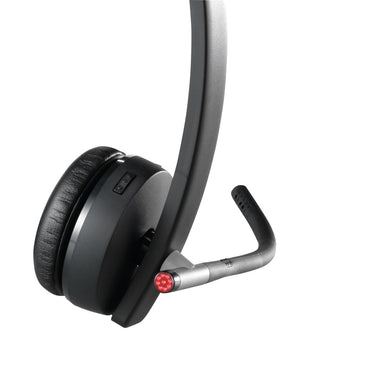 Logitech H820e noise-cancelling microphone close-up