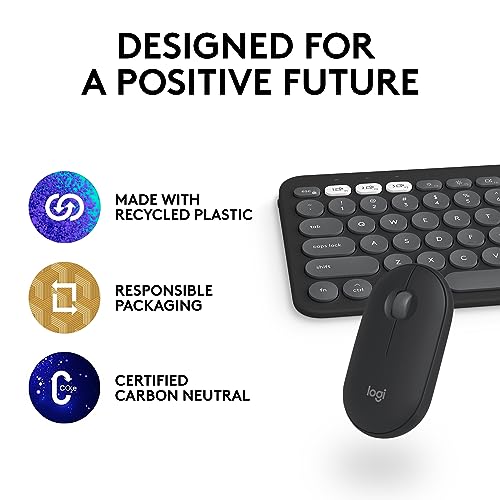 Logitech Pebble 2 keyboard with Logi Mouse