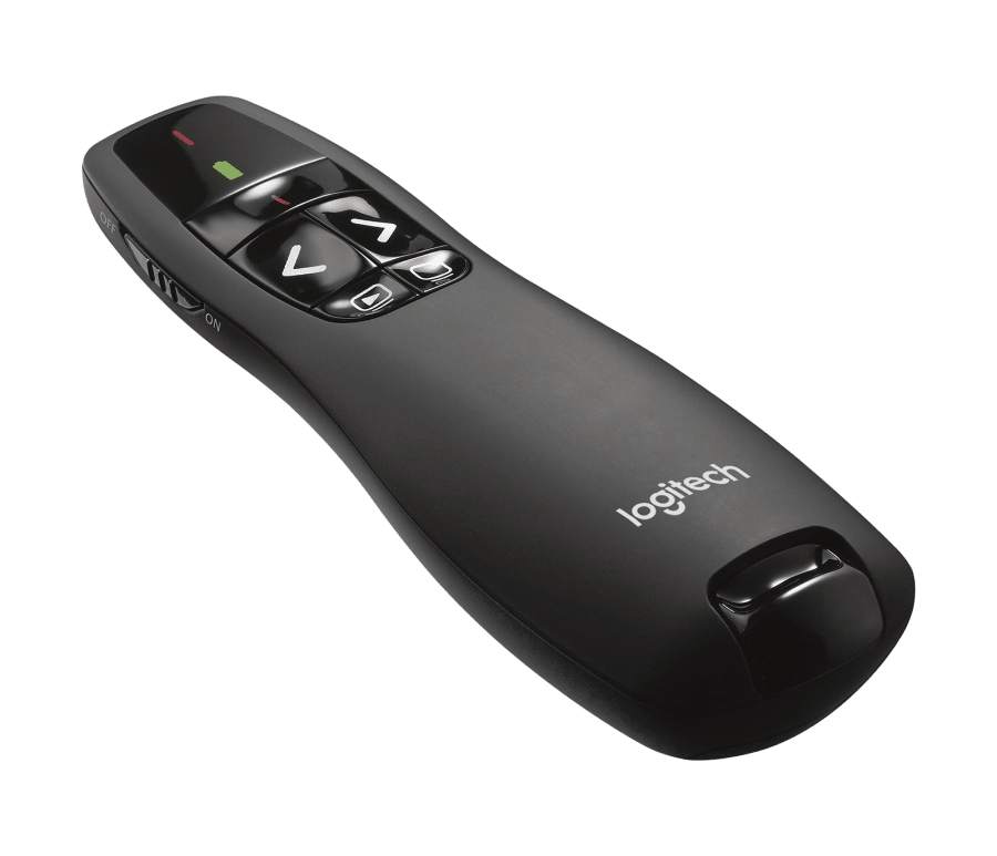Logitech R800 Pro wireless presenter green laser pointer