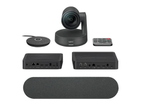 Logitech Rally Plus Ultra-HD Conference Camera installed in large boardroom