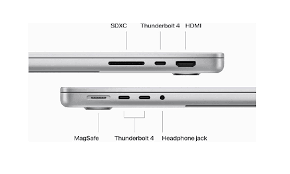 macbook air m3 ports view