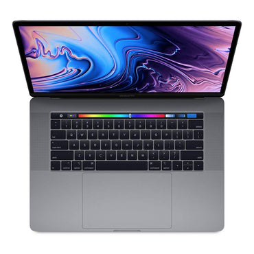 Apple MacBook Pro 2018 15 inch keyboard and trackpad