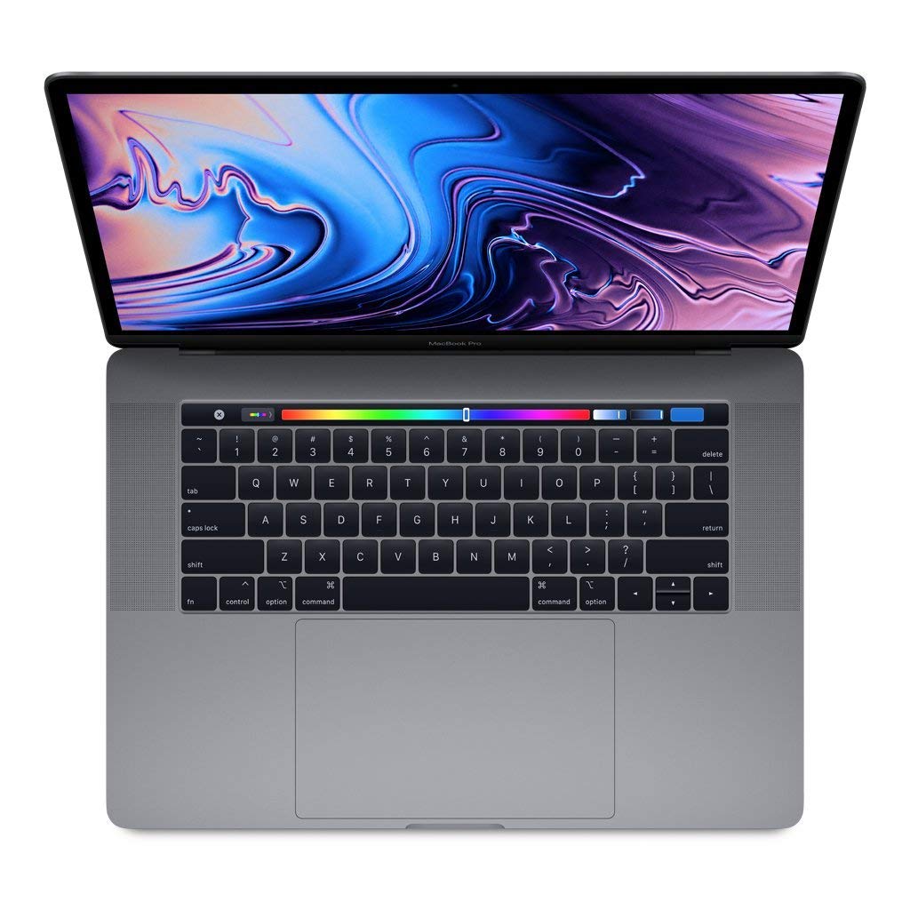Apple MacBook Pro 2018 15 inch keyboard and trackpad