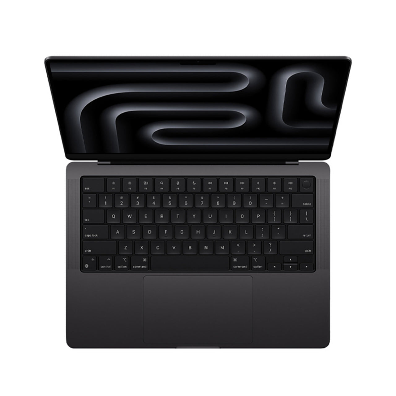 MacBook Pro M4 Pro keyboard and trackpad