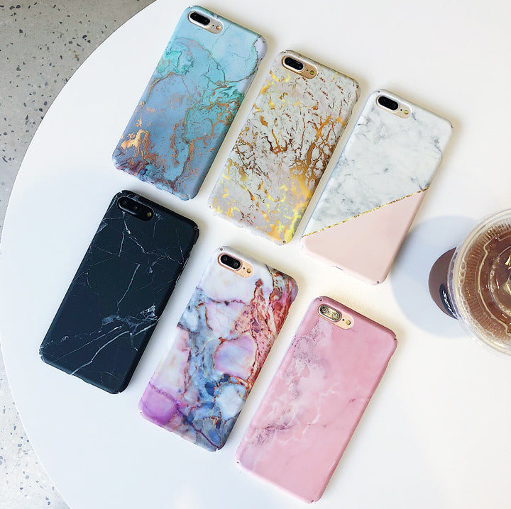 Marble phone case stylish shockproof cover