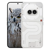 White Nothing Phone (2a) transparent design back and dual cameras