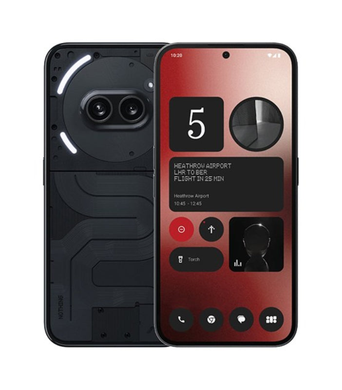 Nothing Phone (2a) transparent design back and dual cameras