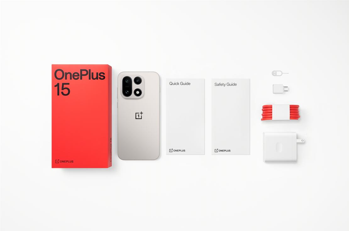 OnePlus 15 256GB 12GB front display with AMOLED screen