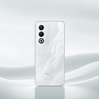 OPPO A5 back in Mist White with the 50MP camera island and OPPO logo