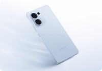OPPO Reno 13F 4G in Skyline Blue, official product back on a white background