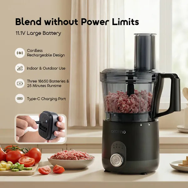 Oraimo VoltBlend OBL-582A 3-in-1 Multifunction Cordless Blender Kenya.