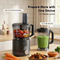 Oraimo VoltBlend OBL-582A 3-in-1 Multifunction Cordless Blender Kenya.
