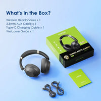 Oraimo BoomPop Pro over-ear headphones deep bass black