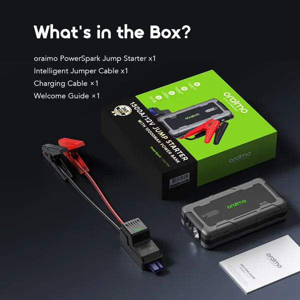Oraimo Power Spark Jump Starter for Cars SUVs and Motorcycles
