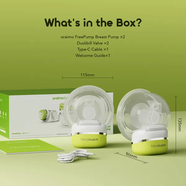 Oraimo FreePump electric wearable breast pump for mothers