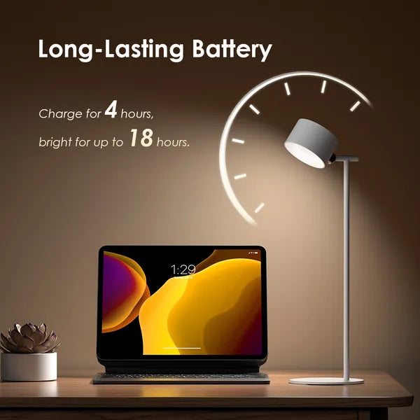 Flexible USB-powered Oraimo LED desk lamp for study and work
