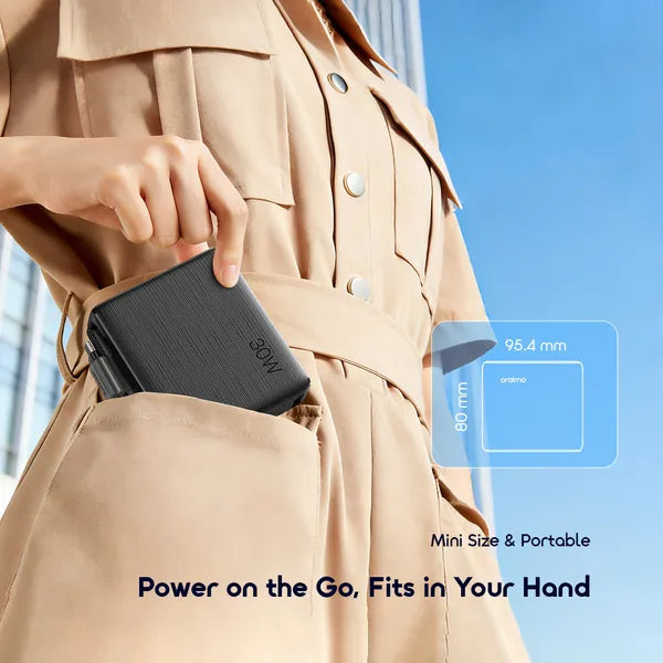 Oraimo PowerNova L21 20,000mAh 30W Fast-Charge Power Bank.