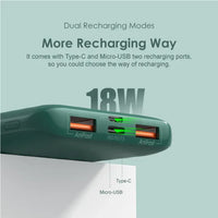 Slim Oraimo Toast 10 PD Pro II power bank with USB-C