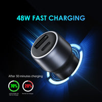 Oraimo car charger with OUT1 and OUT2