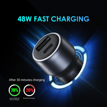 Oraimo car charger with OUT1 and OUT2