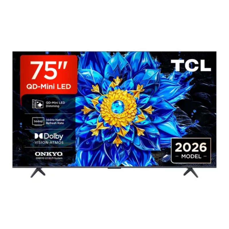 TCL 75P8L 75" Premium QD-Mini LED 144Hz Google TV
