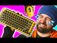 Logitech POP Keys Mechanical Wireless Keyboard (Blast Yellow)-Price in Kenya.