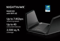 Netgear Nighthawk AXE7800 Tri-Band WiFi 6E A8000 packaging and accessories - buy online Kenya